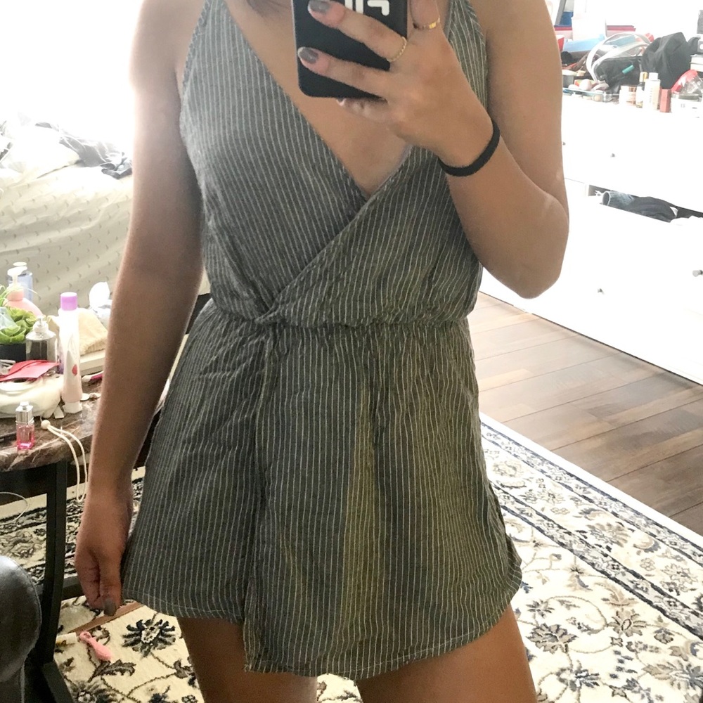 LF Striped Romper